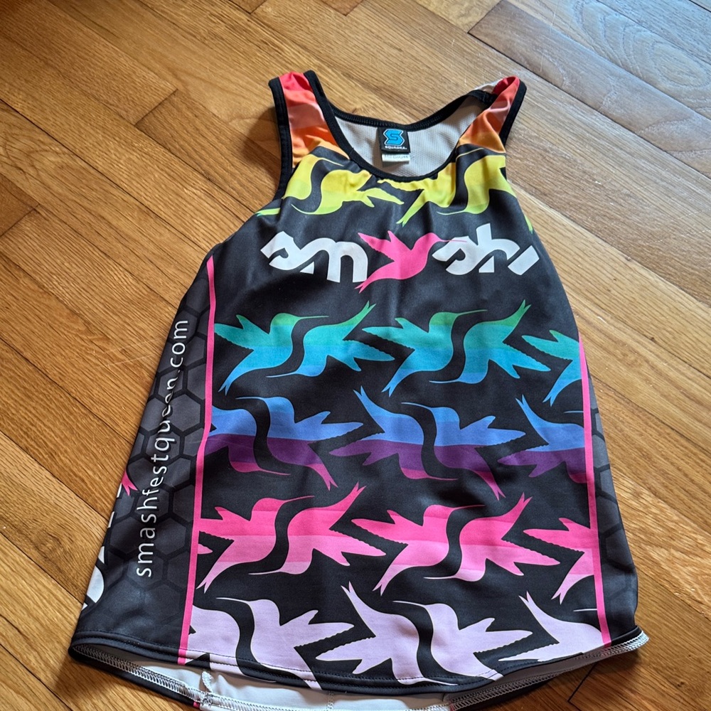 Smashfest Queen Triathlon top with built in bra Medium